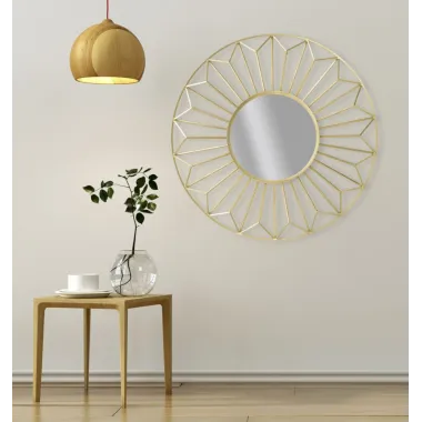 LUSTRO GLAM OZIH Ø 107X10 cm (WYMIAR WEWNĘTRZNY 43 cm)